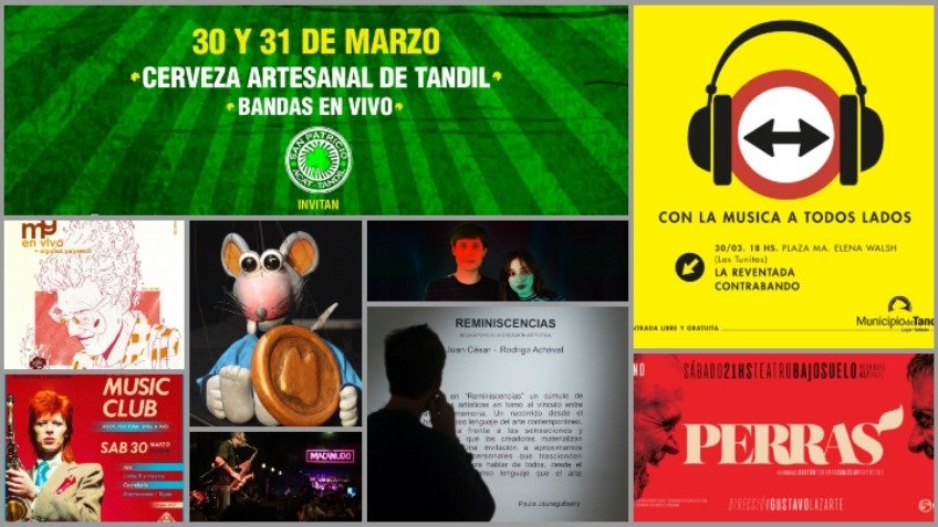 La agenda del fin de semana tandilense